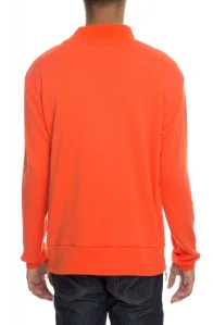 Mikina Detache Labs Jackal Mock Crewneck Safety Orange