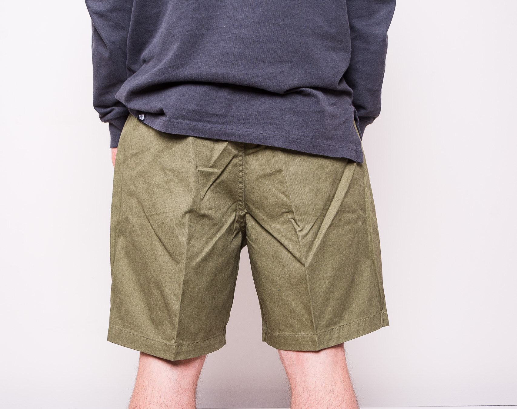 Kraťasy OBEY Fubar Pleated Short Army 172100071-ARM