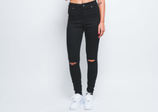 Dámské Kalhoty Cheap Monday High Spray Cut Black