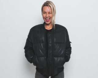 Dámská Zimní Bunda Cheap Monday Risky Bomber Black