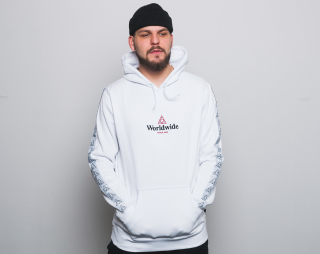 Mikina S Kapucí HUF Hooded Sweatshirt Stadium Victory White