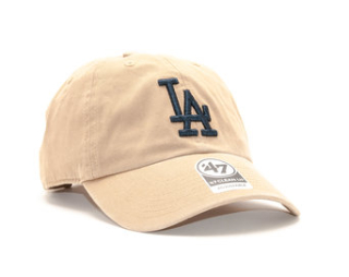 Kšiltovka 47 Brand Los Angeles Dodgers Clean Up Khaki Strapback