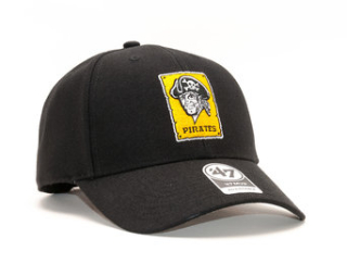 Kšiltovka 47 Brand Pittsburgh Pirates MVP Black Strapback