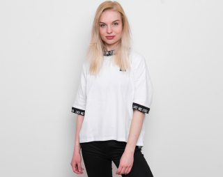 Dámské Triko Kappa Authentic Bardal White/Black