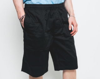 Kraťasy Stussy Light Twill Beach Short Black