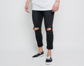 Kalhoty Cayler & Sons ALLDD Team Ren Denim Pants Washed Black