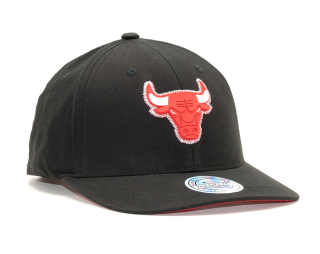 Kšiltovka Mitchell & Ness NBA Biowashed Zig Zag 110 SB Chicago Bulls Black Snapback