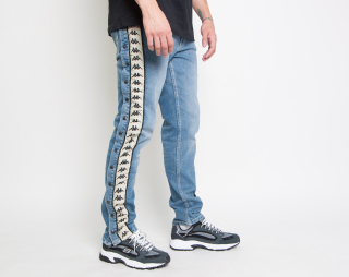 Kalhoty Kappa Banda Besto Blue/Light Cobalt/Light Beige