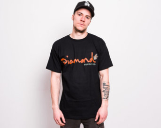 Triko Diamond Supply Co. Paradise OG Script Tee Black