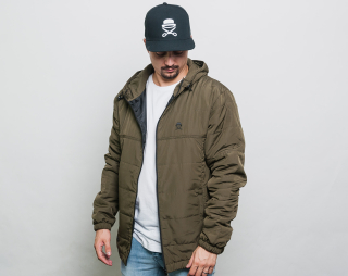 Bunda pánská Cayler & Sons PA Small Icon Lightweight Puffer Jacket Olive/Black