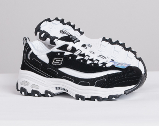 Dětské Boty Skechers D´Lites Biggest Fan BKW 80587L Black/White