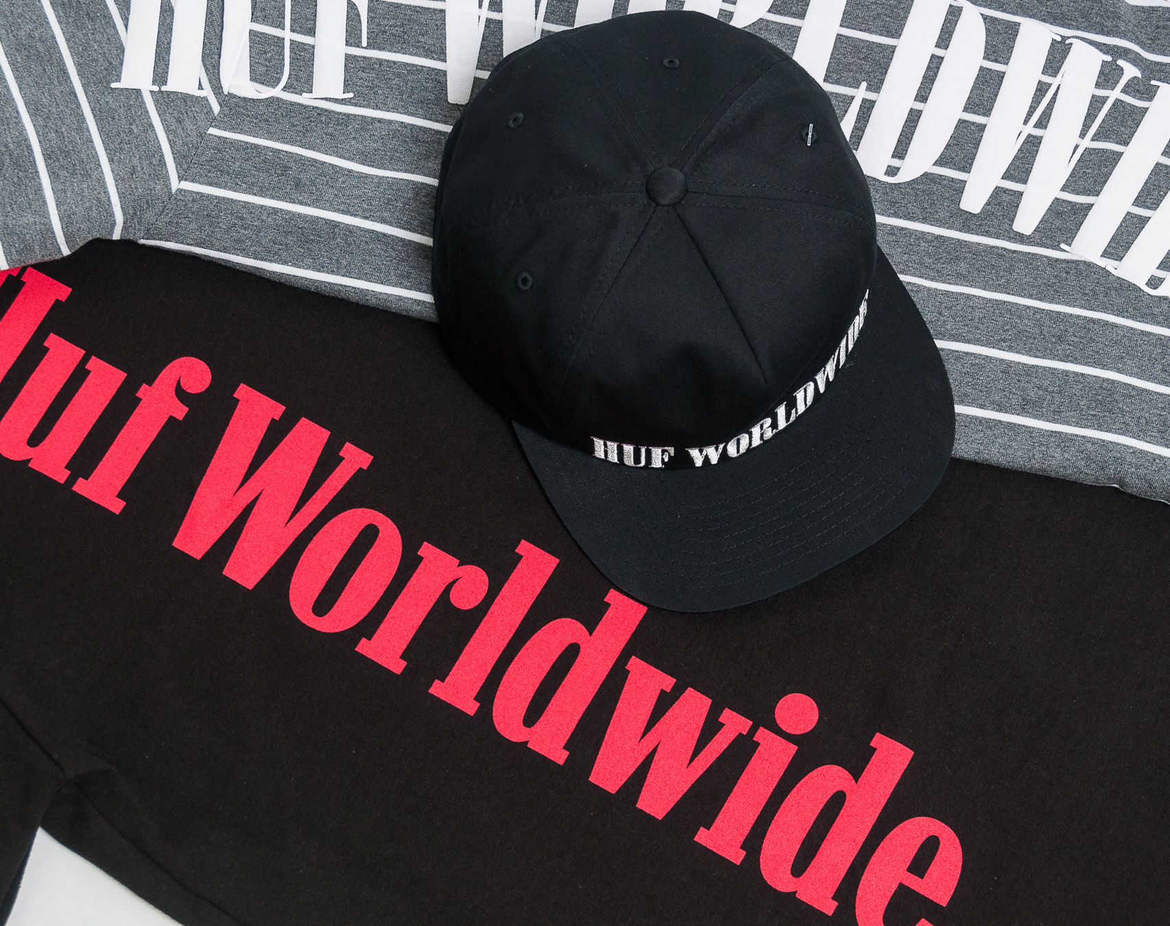 Triko HUF Country Pocket Black