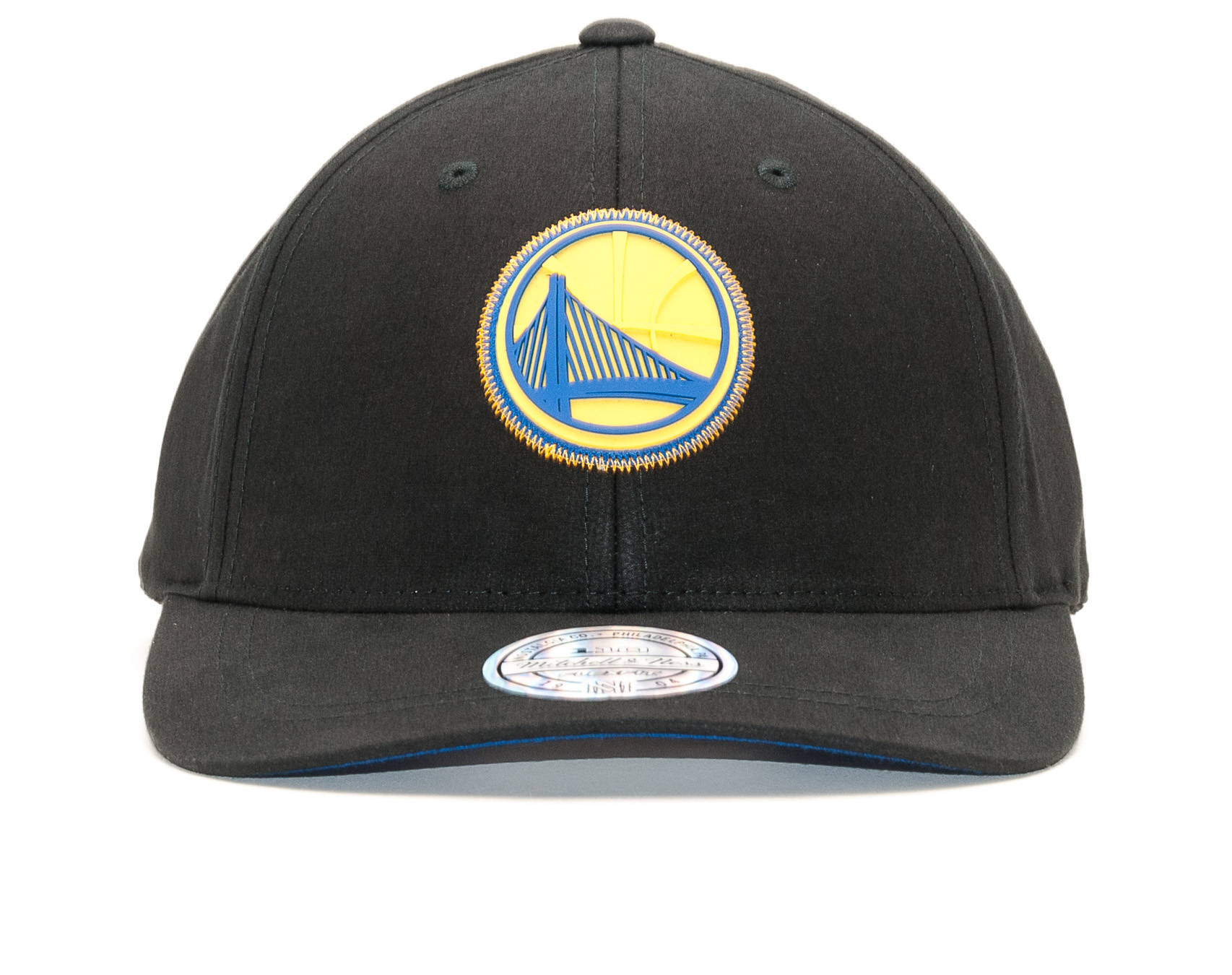 Kšiltovka Mitchell & Ness NBA Biowashed Zig Zag 110 SB Golden State Warrirors Black Snapback