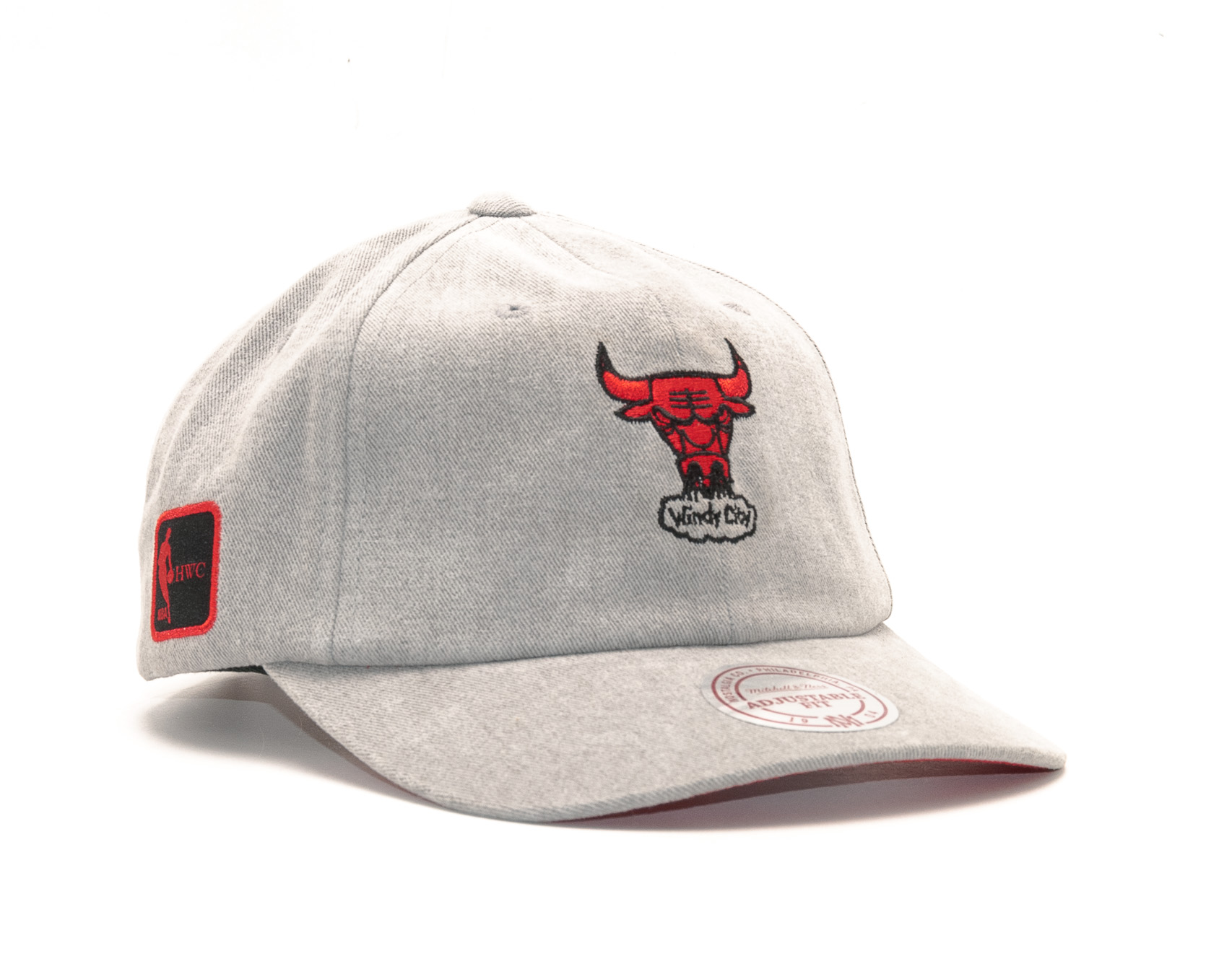 Kšiltovka Mitchell & Ness Haze Chicago Bulls Grey Strapback