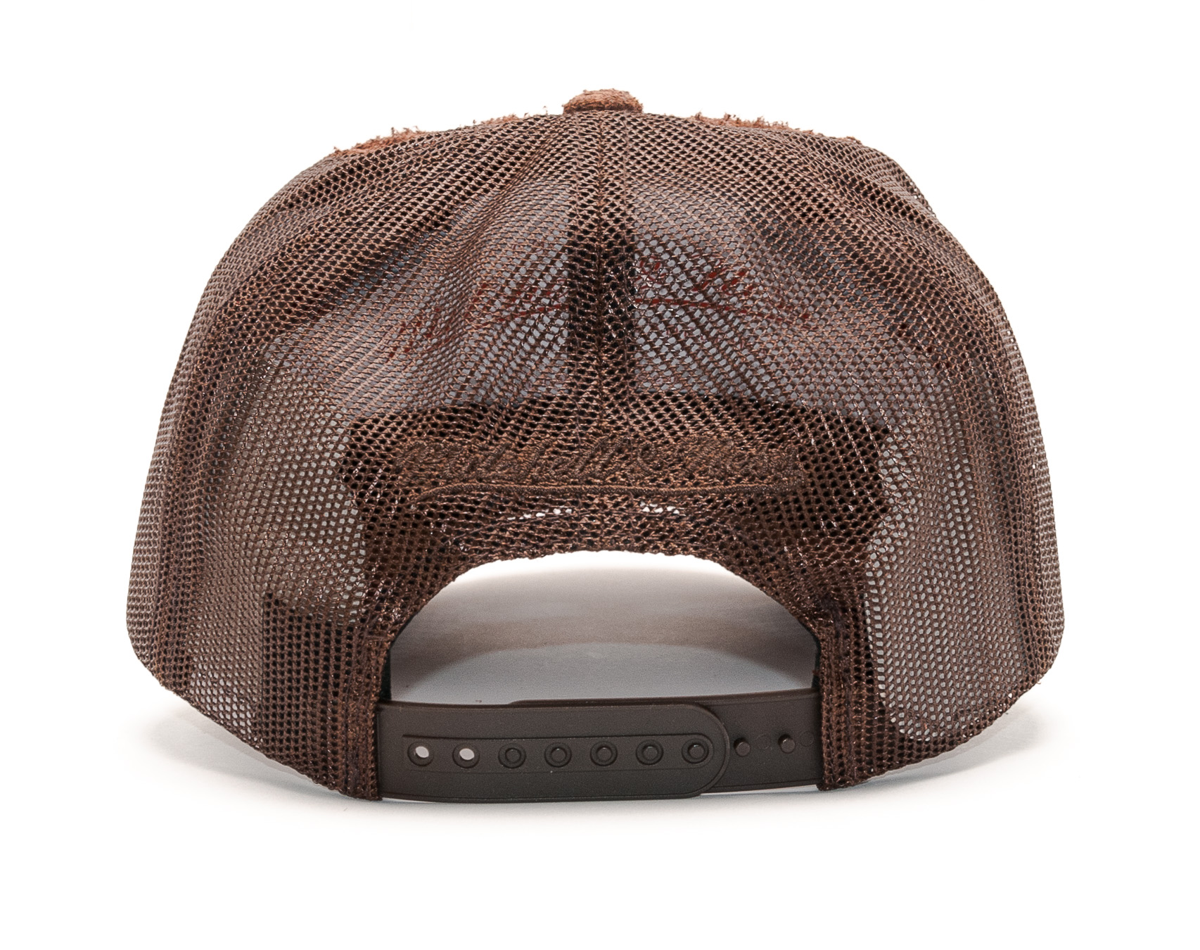 Kšiltovka Mitchell & Ness Long Hair Suede Trucker Brown Snapback