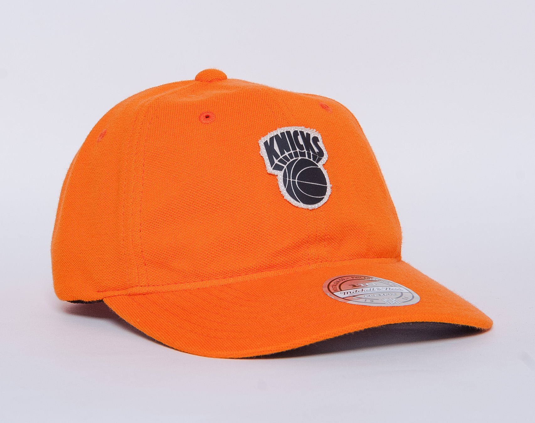 Kšiltovka Mitchell & Ness Jock New York Knicks Orange Strapback