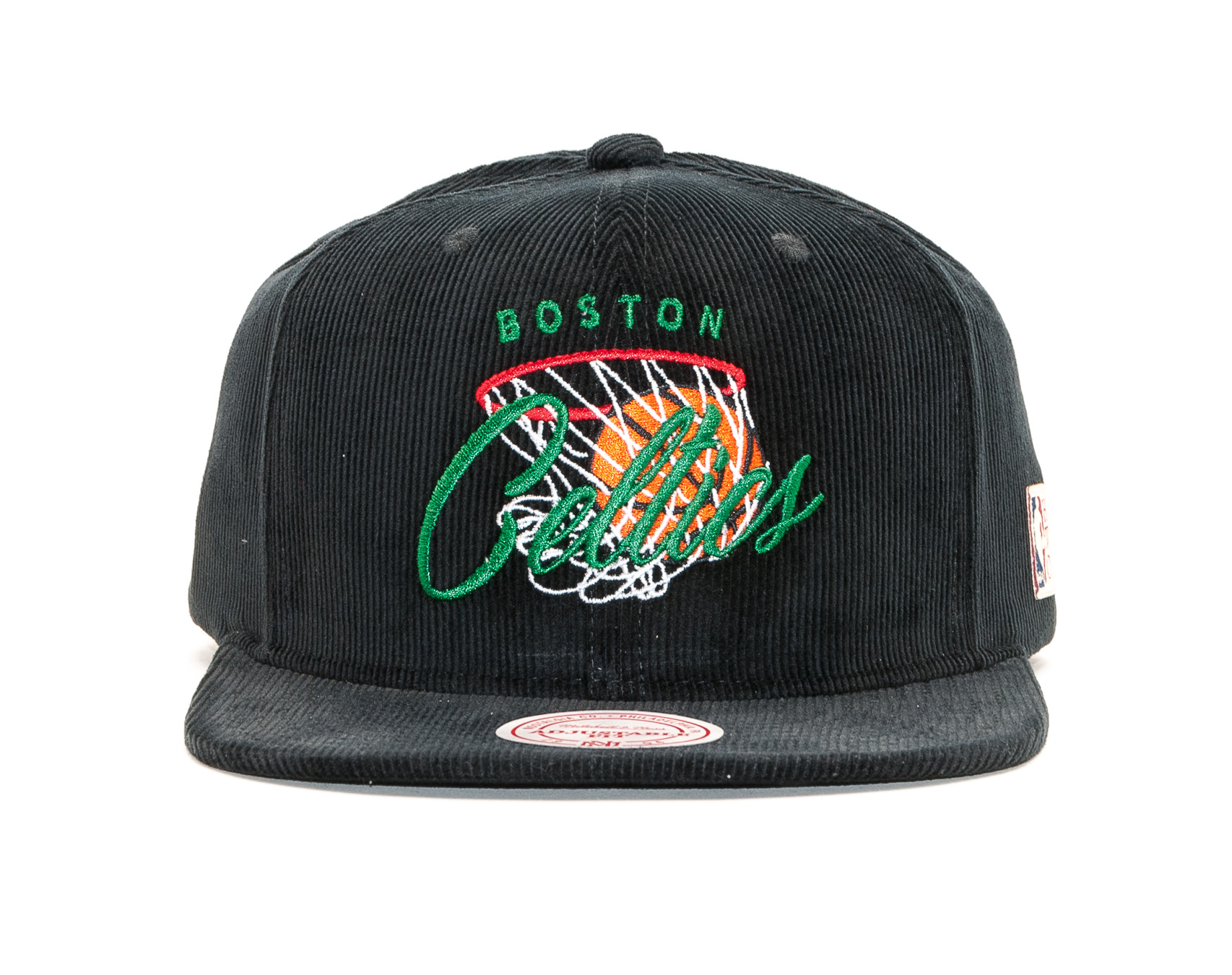 Kšiltovka Mitchell & Ness Boston Celtics Hardwood Classic All Net Black Snapback