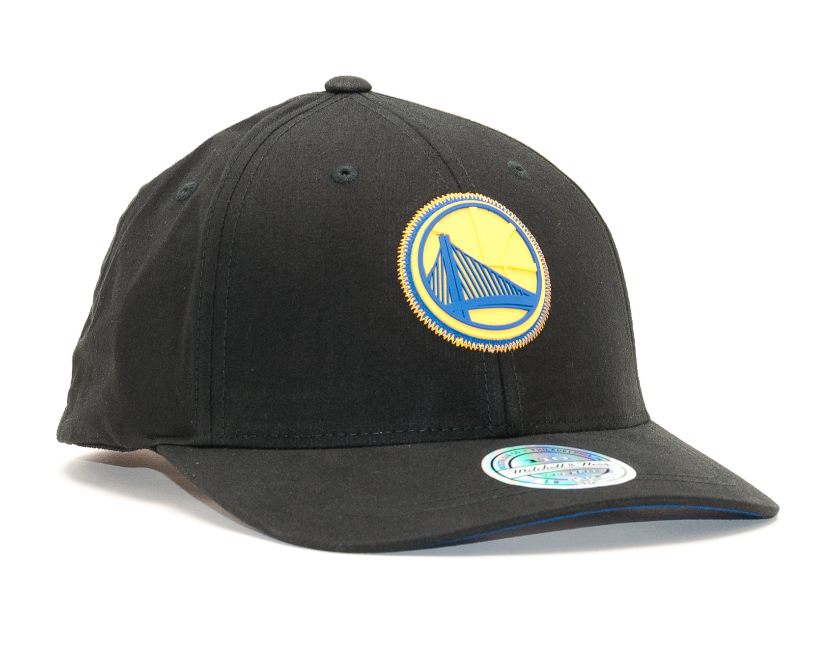 Kšiltovka Mitchell & Ness NBA Biowashed Zig Zag 110 SB Golden State Warrirors Black Snapback