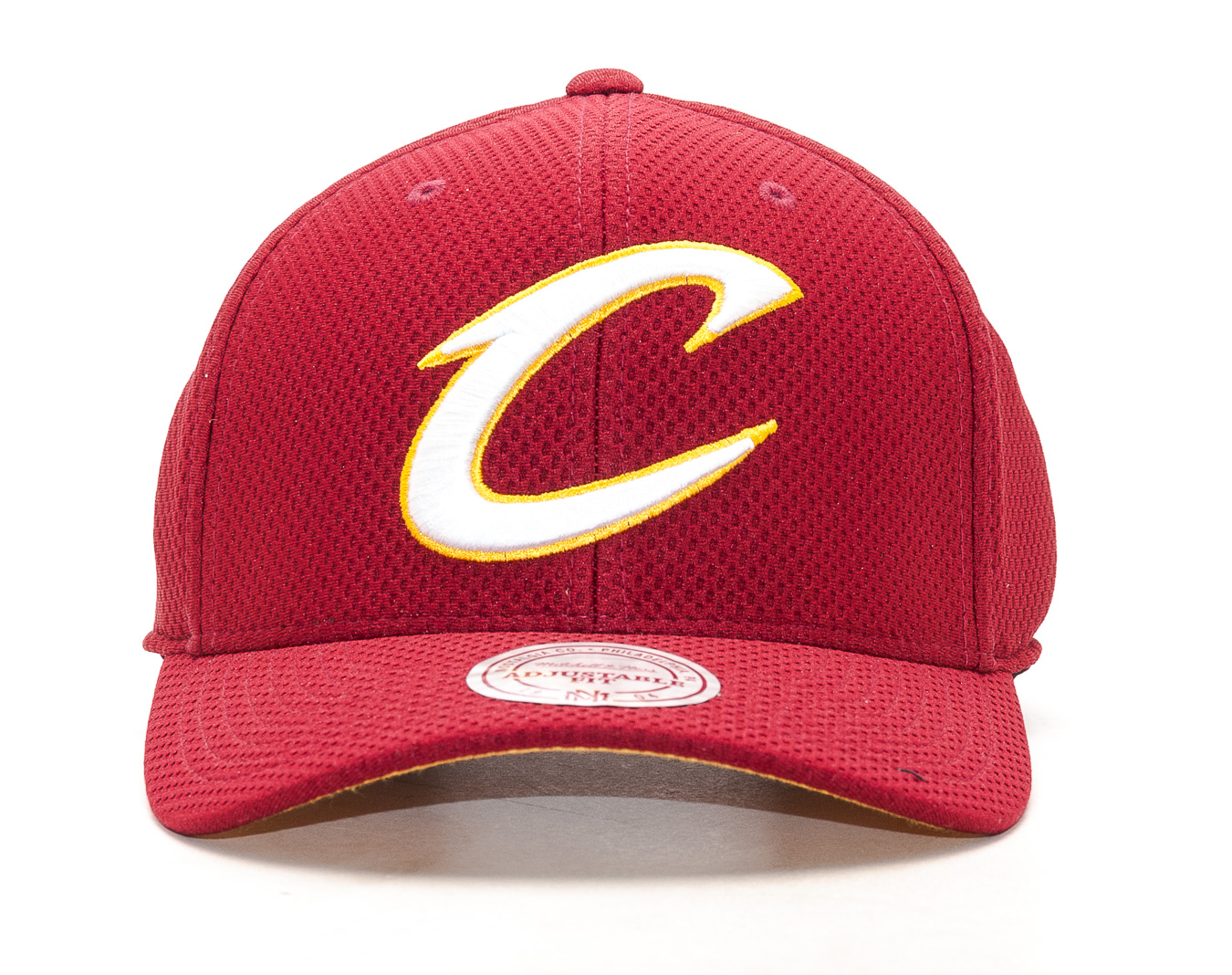 Kšiltovka Mitchell & Ness Hexagon Jersey Mesh Hook And Loop Cleveland Cavaliers Burgundy Strapback