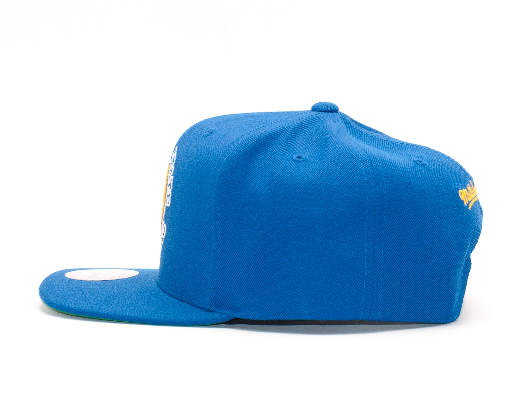 Kšiltovka Mitchell & Ness Solid Team Color Golden State Warriors Royal/Yellow Snapback