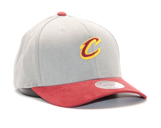 Kšiltovka Mitchell & Ness Hyper Tech Wool Crown Cleveland Cavaliers Grey/Burgundy Snapback
