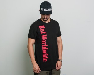 Triko HUF Country Pocket Black